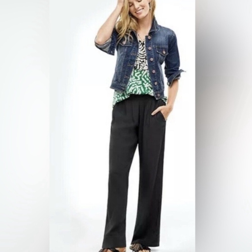 CAbi Black Cafe Lounger Pants